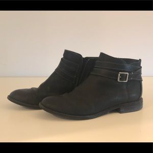 Clarks Black Ankle Boots